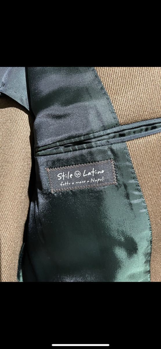 スティレラティーノ stile latino ブラウン ポロコート 48 50