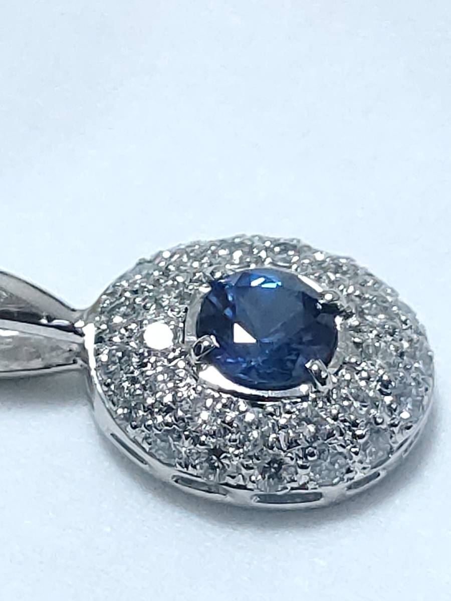 83379 サファイア3.82ct 美しい天然ダイヤモンド0.18ct 最高級