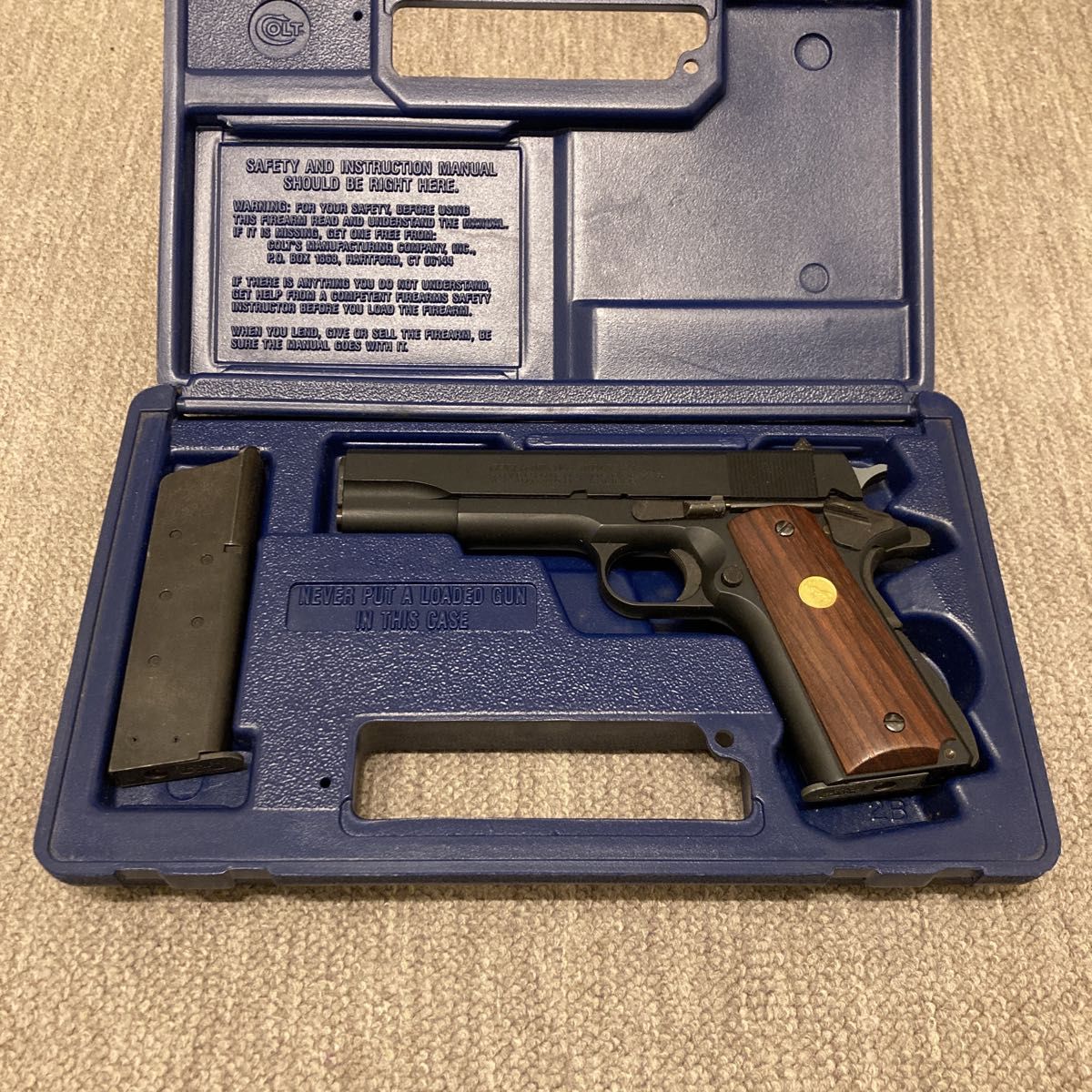 コルト社純正 実物ガンケース コルト ガバメント M1911 COLT | www