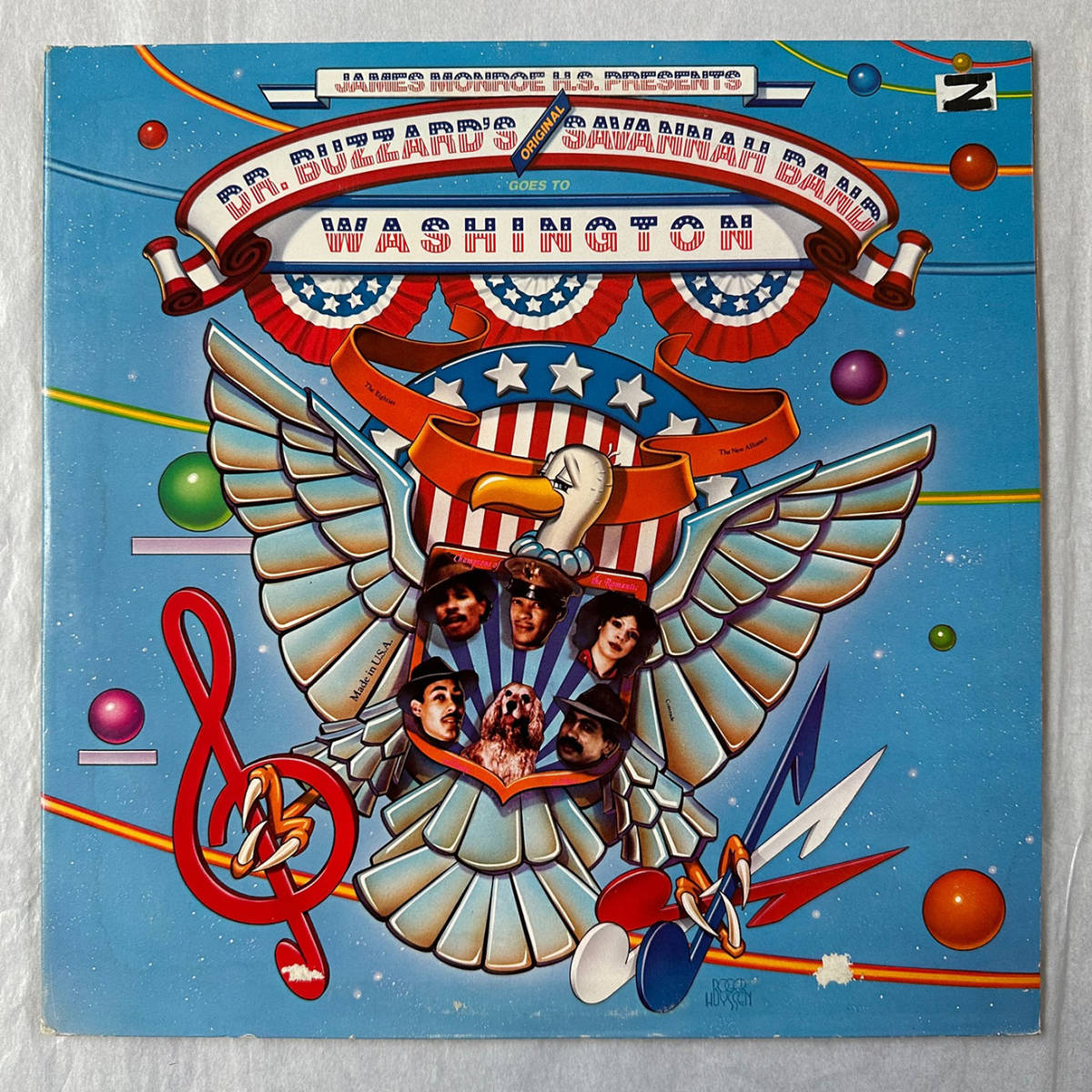 ■1979年 オリジナル US盤 James Monroe H.S. Presents Dr. Buzzard's Original Savannah Band Goes To Washington 12”LP 6E-218 Elektra_画像1