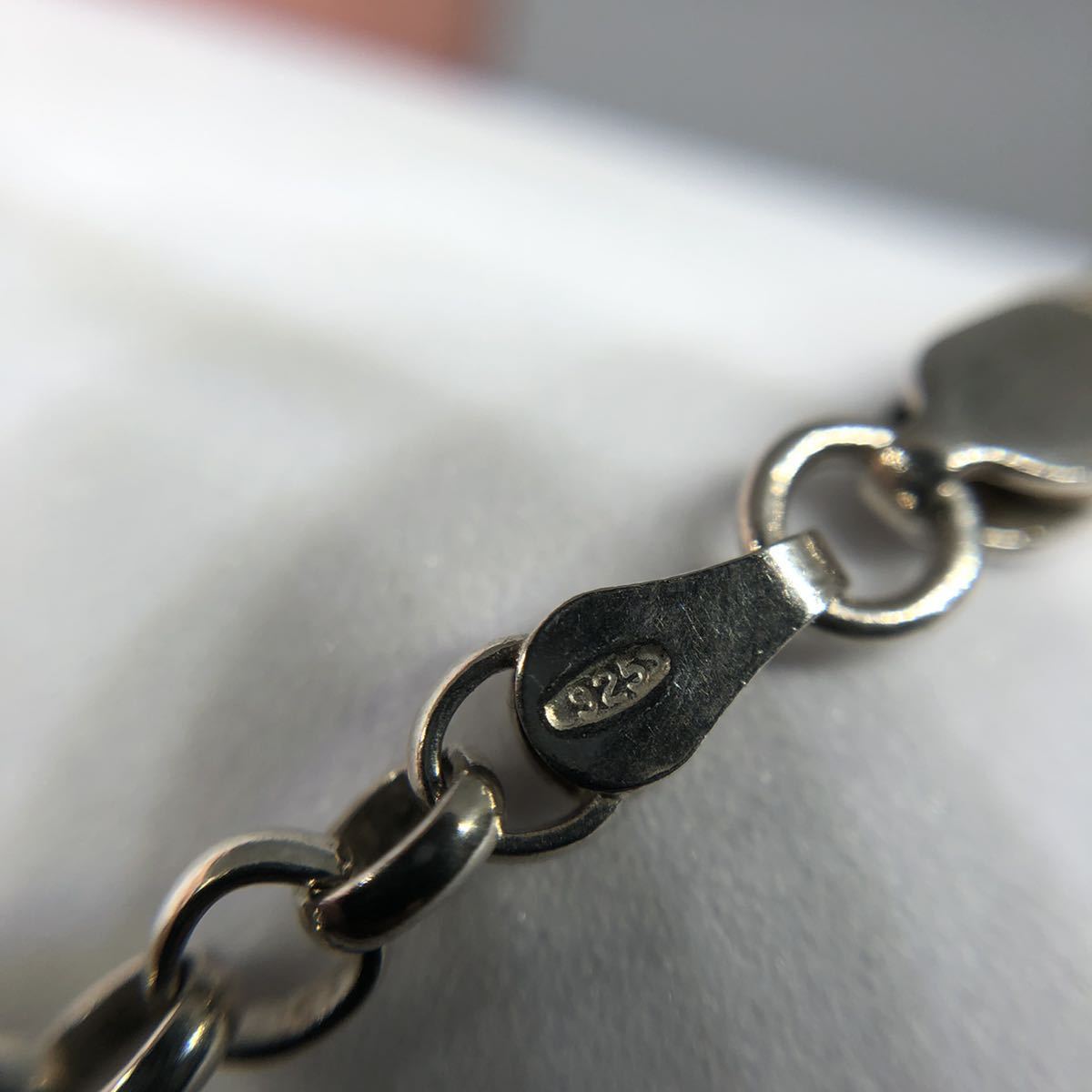 Vintage Silver Charm Bracelet 925 イタリアンシルバー メゾンブランド スターリングシルバー チャームブレス ホールマーク_画像7