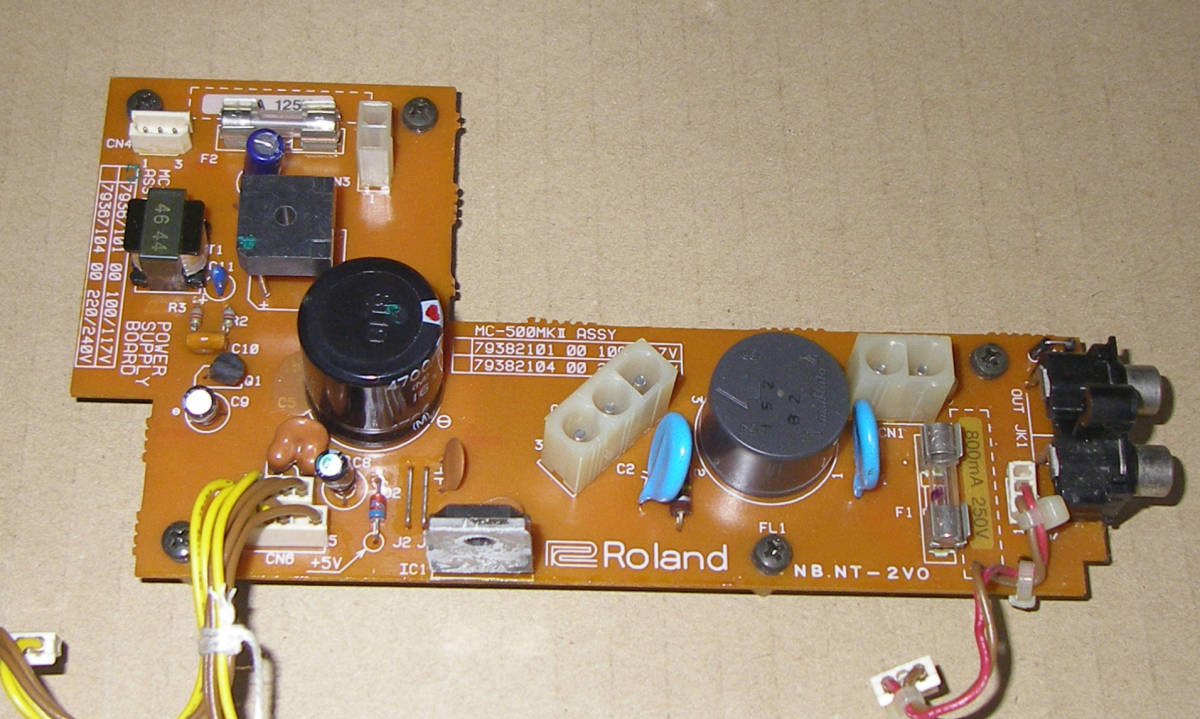 ★Roland MC-300 other 電源ユニット Electrical Unit★OK!!★MADE in JAPAN★_画像4