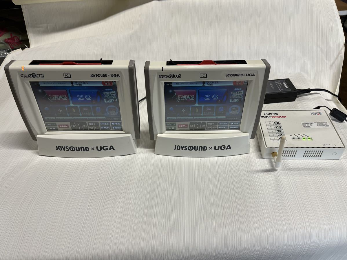 □割引ネット□ JOYSOUND キョクナビ本体、充電器セット×2台【別売り可