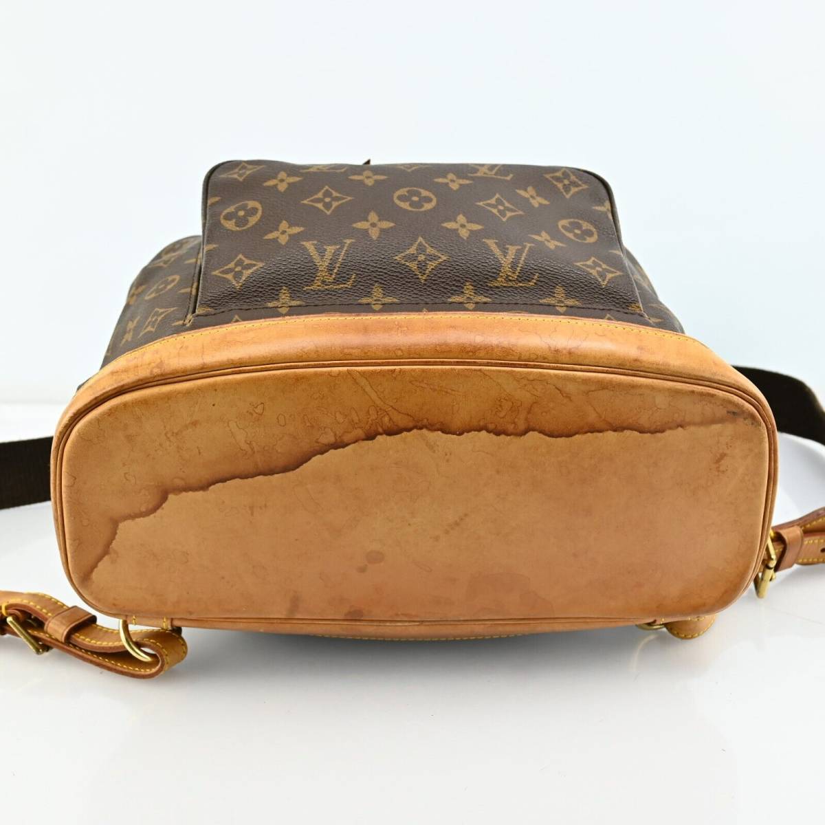 LOUIS VUITTON ルイヴィトン ヌメ革 PVC リュック デイパック