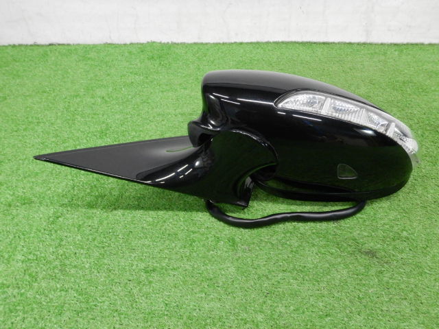 9^A] Mercedes Benz S350 W221 DBA-221056 / left door mirror 197 obsidian black metallic / left side mirror [767130]