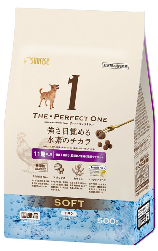 THE・PERFECT ONE ソフト チキン 11歳以上用 500g ※2021年新製品＆オススメ商品 入数10 【3ケース販売】
