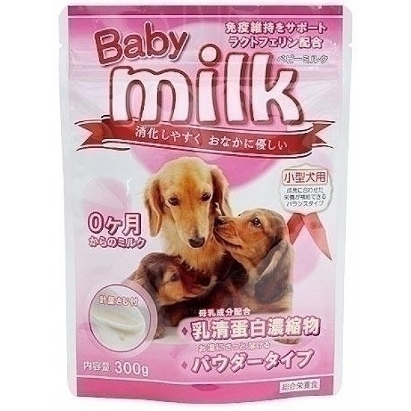 [ニチドウ] ベビーミルク小型犬用300g 入数24 【1ケース単位販売】