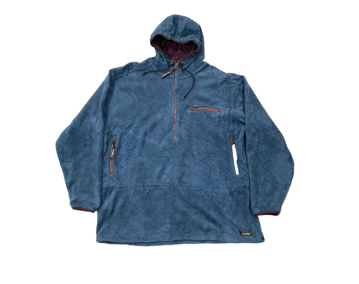 90s USA製 L.L.BEAN 80s WINDBLOC POLARTEC プルオーバー フリース パーカー ウインドブロック ビンテージ 80s PATAGONIA パタゴニア USA_画像1