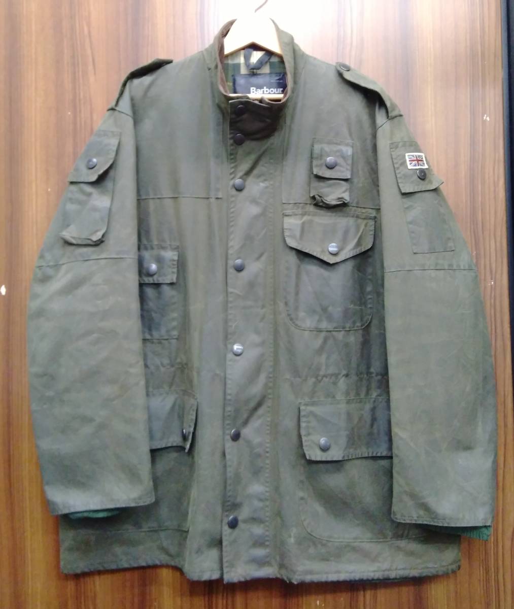 BARBOUR / バブアー Cowen Commando Jacket コーウェン コマンド スタンドカラー オイルドジャケット カーキ