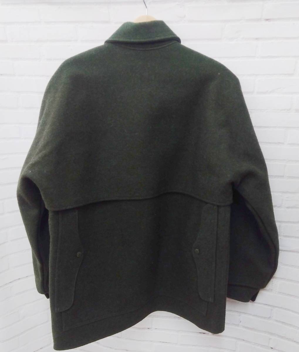 美品 FILSON / フィルソン / 90s USA製 ダブルマッキーノジャケット / Lサイズ / グリーン / ウール / アウター_画像3