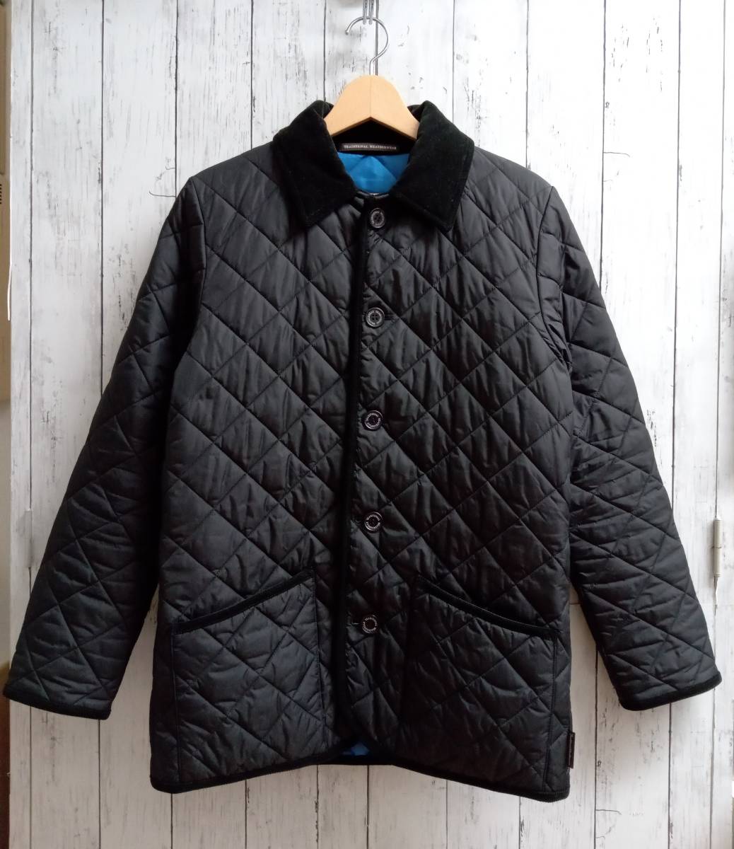 Traditional Weatherwear トラディショナルウェザーウェア キルティングジャケット 中綿 38サイズ ブラック