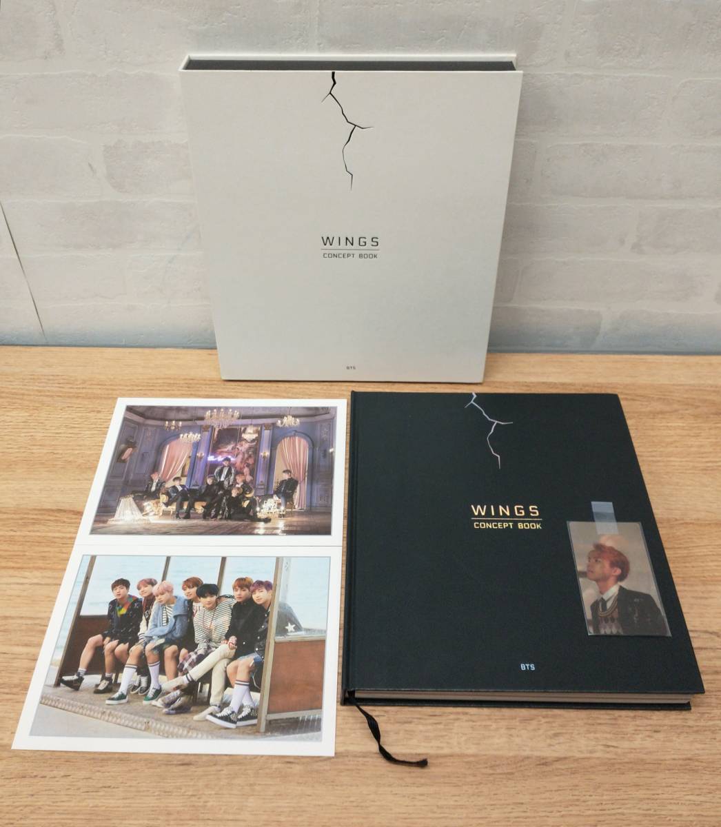 BTS wings concept bookジョングクトレカ、ポストカード付き-