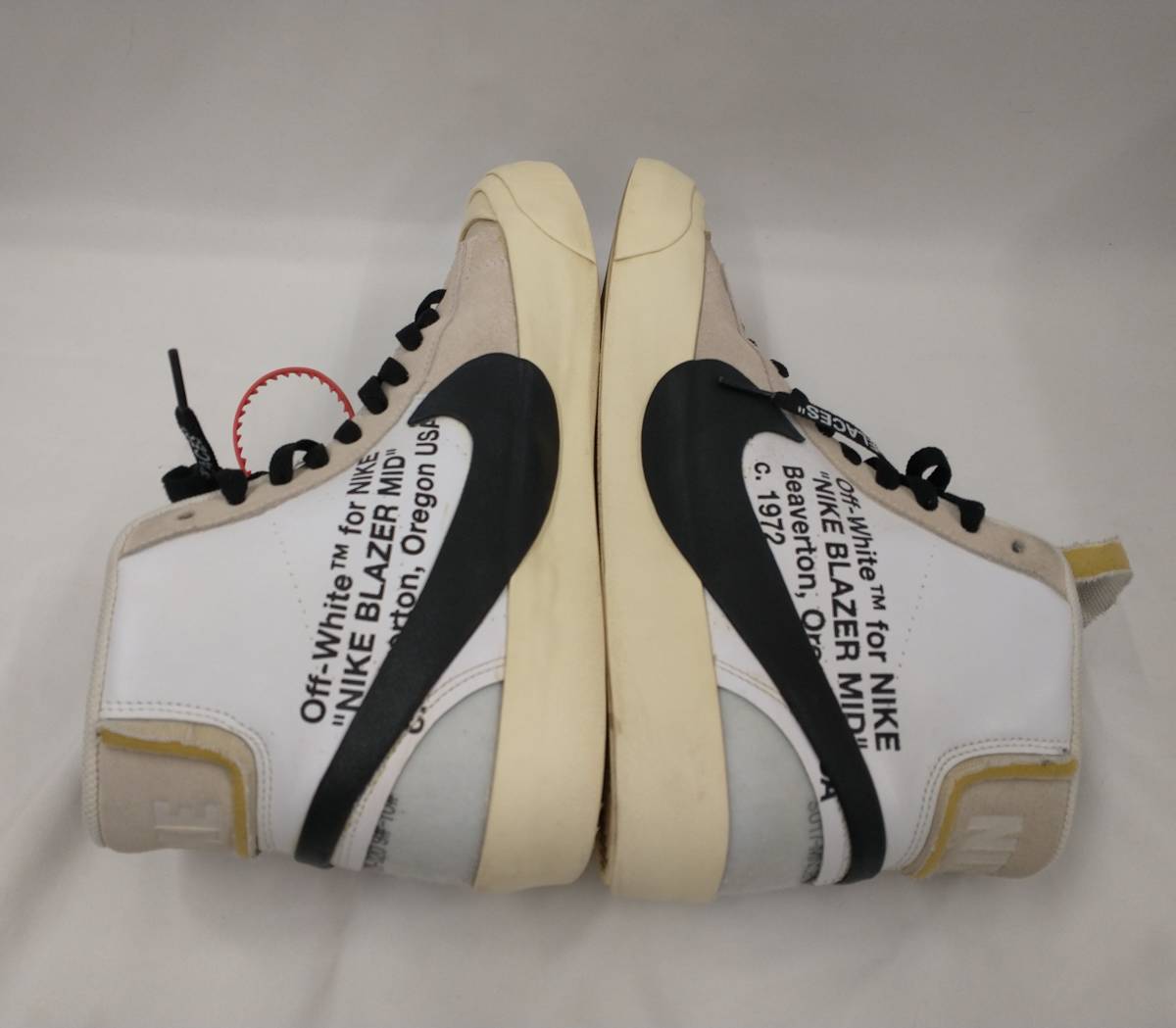 OFF WHITE×NIKE THE 10:BRAZER MID オフホワイト ナイキ ザ・テン ブレーザー ミッド WHITE/BLACK