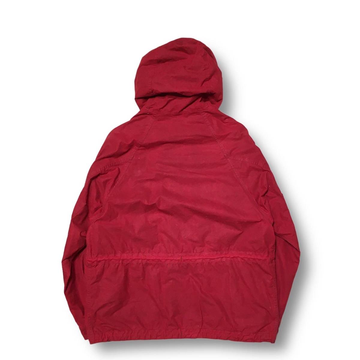 RRL RALPH LAUREN Oilcloth Hooded Jacket オイルドフーテッド Vintage Red トルコ製 L ダブルアールエル ラルフローレン 店舗受取可_画像2
