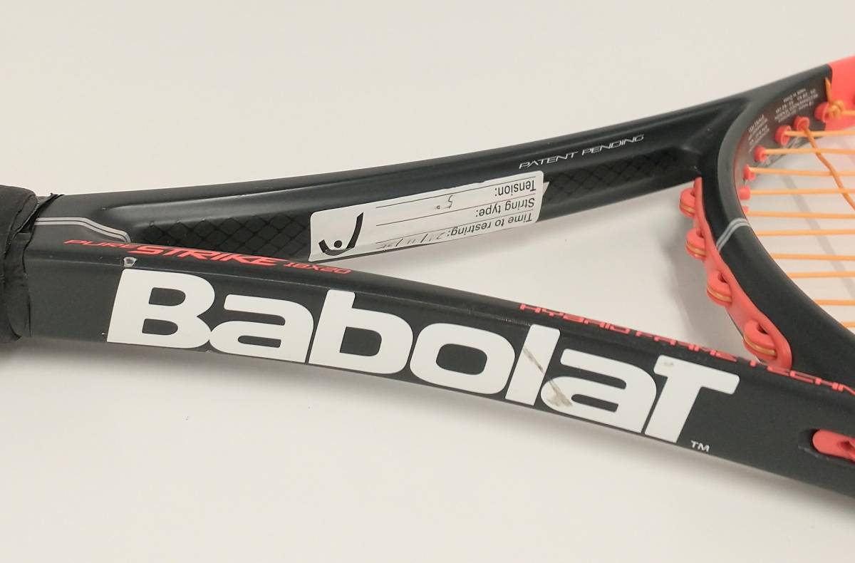 Babolat バボラ PURE STRIKE ピュアストライク 18×20 2013 テニスラケット_画像3