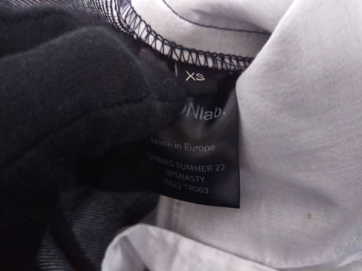 ジャンク EGON lab. エゴンラボ 22ss フレアデニム リジット SS22 TR003 DYSNASTY ネイビー/XS