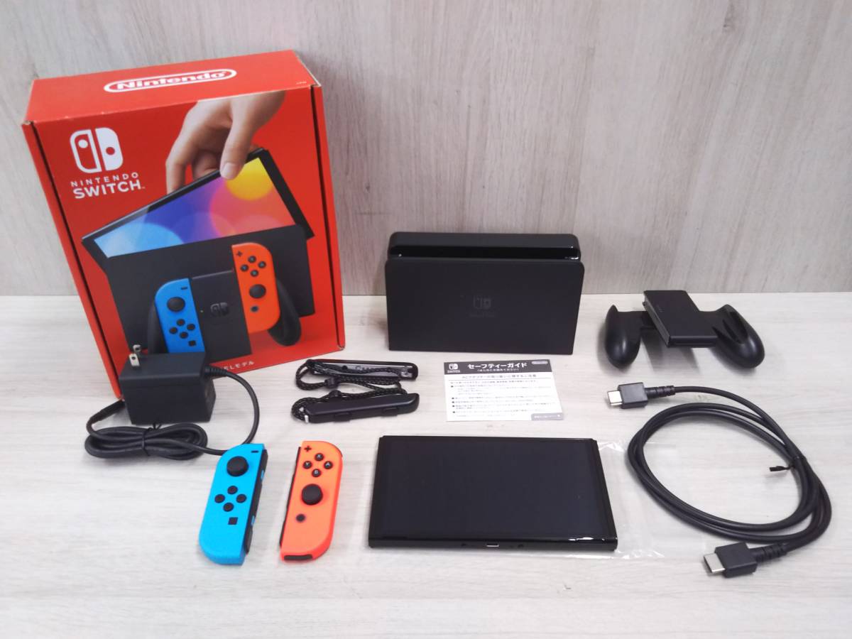 Nintendo Switch(有機ELモデル) Joy-Con(L)ネオンブルー/(R)ネオン