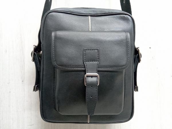 BURBERRY バーバリー メンズ ショルダーバッグ レザーバッグ/ ブラック