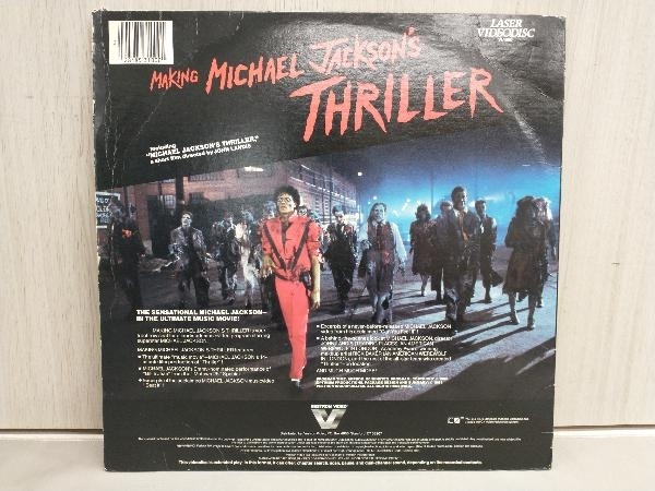 ジャンク （輸入盤）レーザービデオディスク MICHAEL JACKSON / THRILLER マイケル・ジャクソン（VL1000）の画像2