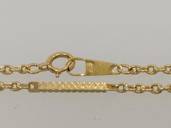 K18 デザインチェーンネックレス 7.2g 45cm 18K YG 18金 ゴールド 店舗