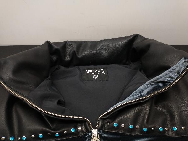 SUPPLIER サプライヤー ダウンジャケット STUDS VELOUR PUFFER 22AW