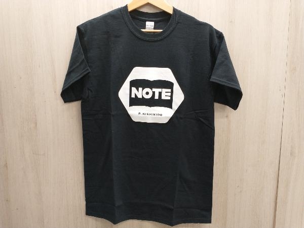 [ не использовался товар ] Nishikido Ryou NOTE Live Tour футболка чёрный M размер 