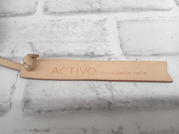 ACTIVO mica della valle アクティヴォ ミカデラヴァッレ ショルダーバッグ ハンドバッグ 2WAY NYN-0052C ネイビー 店舗受取可_画像8