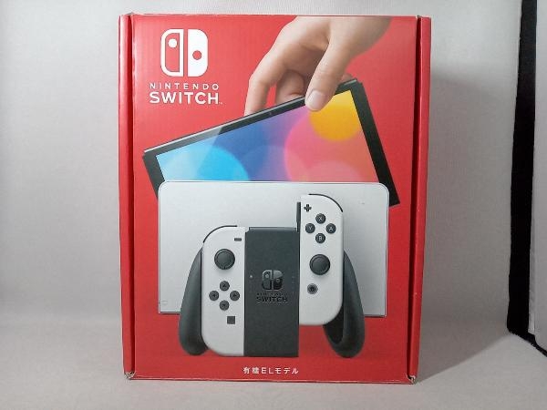 動作確認済 Nintendo Switch(有機ELモデル) Joy-Con(L)/(R) ホワイト ...
