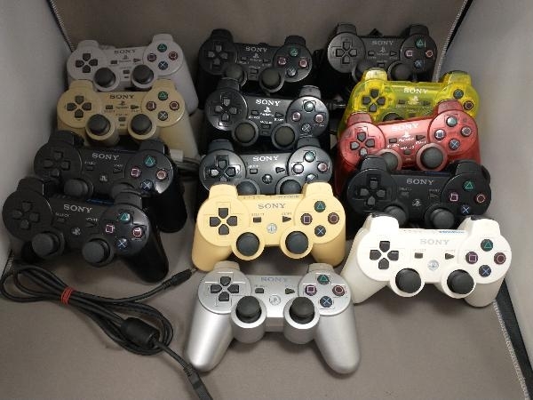 ジャンク まとめ売り SONY PlayStationコントローラー PS/PS2/PS3 14点