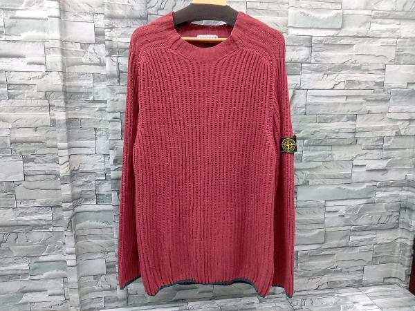 STONE ISLAND/1998SS/Knit Sweater/ストーンアイランド/90s/ニット/セーター/緑縁ワッペン付/90年代/Vintage/Paul Harvey/28155K85/レッド_画像1