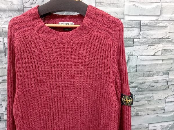 STONE ISLAND/1998SS/Knit Sweater/ストーンアイランド/90s/ニット/セーター/緑縁ワッペン付/90年代/Vintage/Paul Harvey/28155K85/レッド_画像4