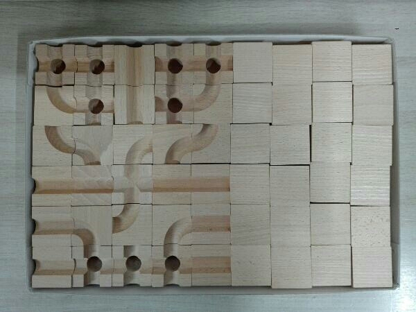 cuboro スタンダードセット 木製 コース 積木 知育 ビー玉欠品の画像3