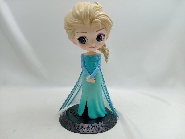 フィギュア バンプレスト エルサ A(ドレス:水色) Disney Characters Q posket -Elsa- 「アナと雪の女王」_画像2