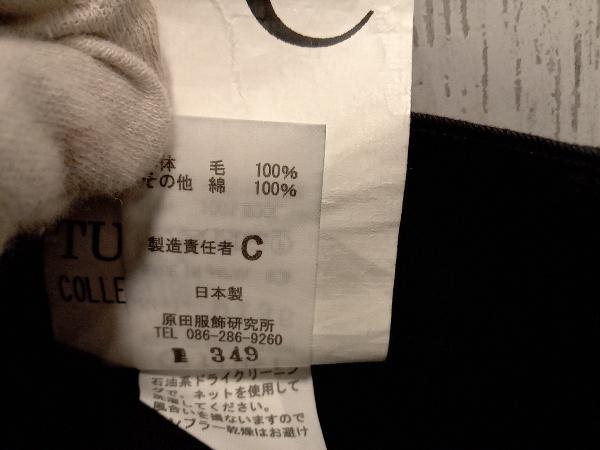 tuki ツキ ロングパンツ ブラック Ｍサイズ パンツスラックス 日本製 reversedpants 毛100% 綿100% MADE IN JAPAN ボタン_画像7