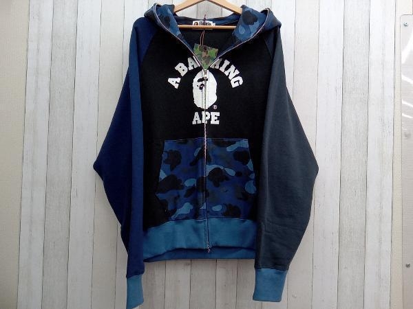 最新作の COLOR APE BATHING A CAMO Lサイズ メンズ 迷彩 ネイビー