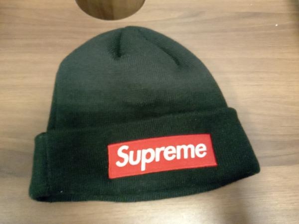 Supreme × NEW ERA シュプリーム ニューエラ コラボ ニット帽 ブラック 29856 メンズ帽子 服飾小物 ストリート ストリートブランド