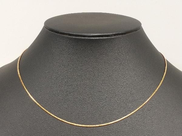 K18 18金ネックレス 4.9g 40cm ヴェネチアンチェーン | delhi6inperth