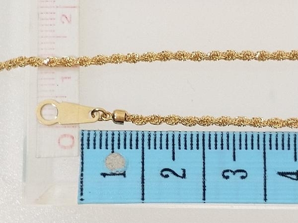 初回限定】 18K ネックレス チェーン ひねり ねじり ネジネジ ツイスト ゴールド