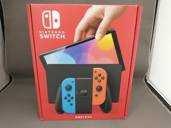 動作確認・初期化済】 Nintendo Switch(有機ELモデル) Joy-Con(L