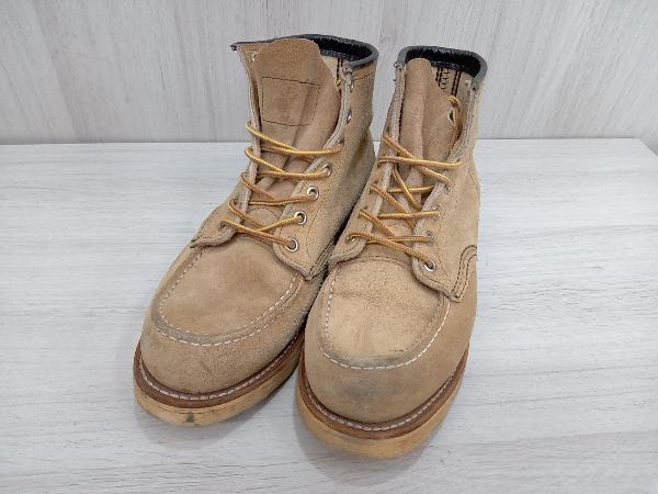 RED WING レッドウィング Irish Setter アイリッシュセッター 7E/25cm キャメル モックトゥ スエードブーツ_画像9