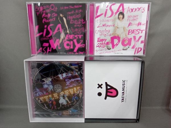 付属品欠品 LiSA CD LiSA BEST -Day-&LiSA BEST -Way-(完全生産限定盤)(Blu-ray Disc付)_画像2