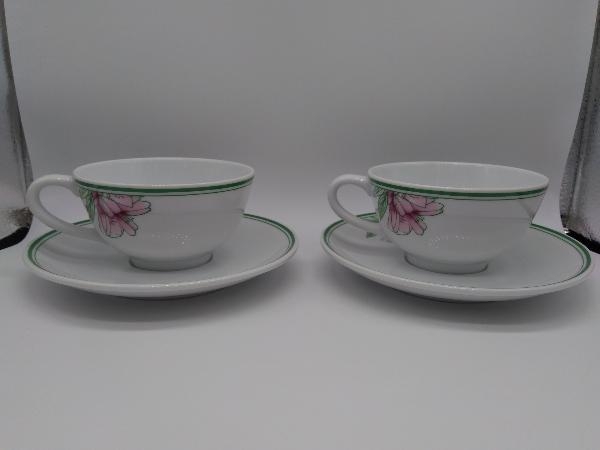  Noritake cup & saucer floral print 2 customer set 