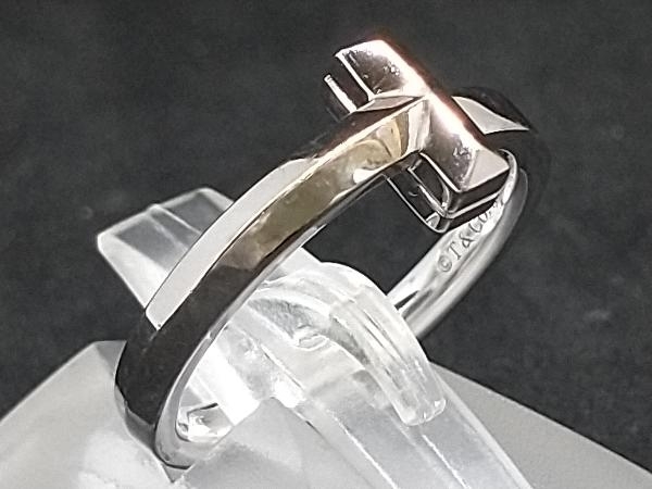 TIFFANY&Co. ティファニー K18 18金 WG 750 Tワンリング ホワイト