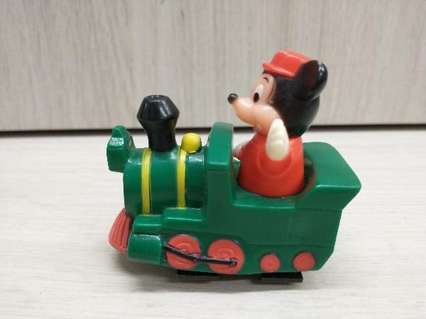 ジャンク 東京ディズニーランド ミッキーマウス ウエスタンリバー鉄道 ソフビ 鉛筆削り_画像1