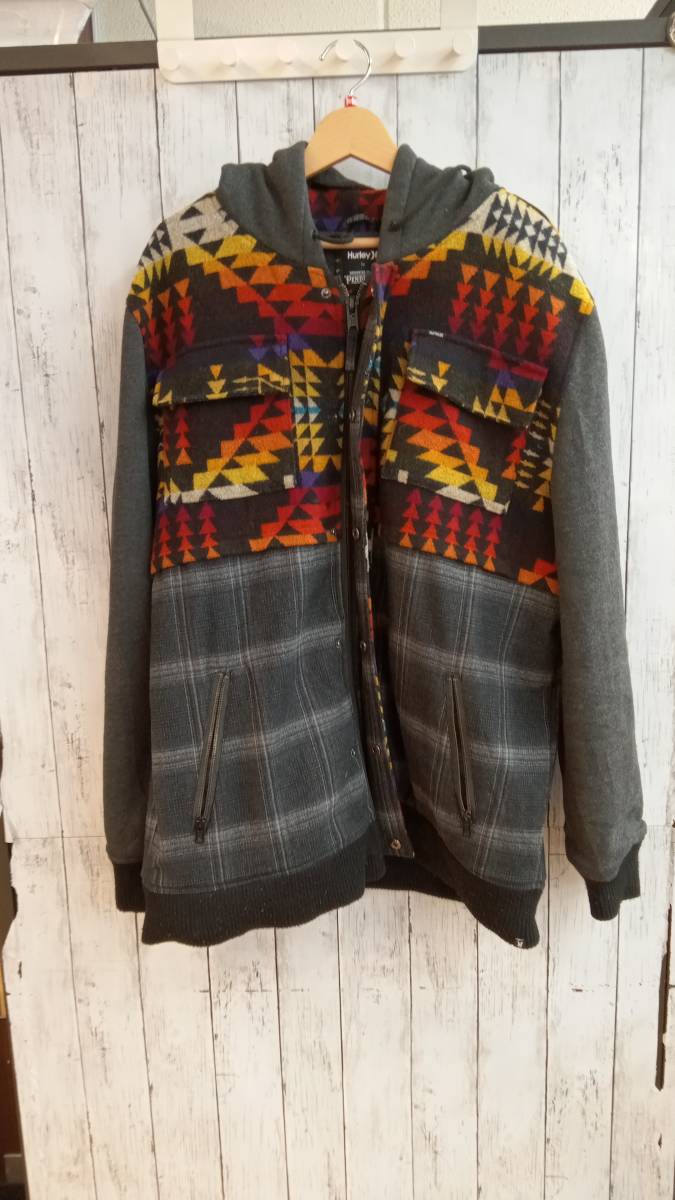 Hurley X PENDLETON ハーレー ペンドルトン XLサイズ コート メンズ