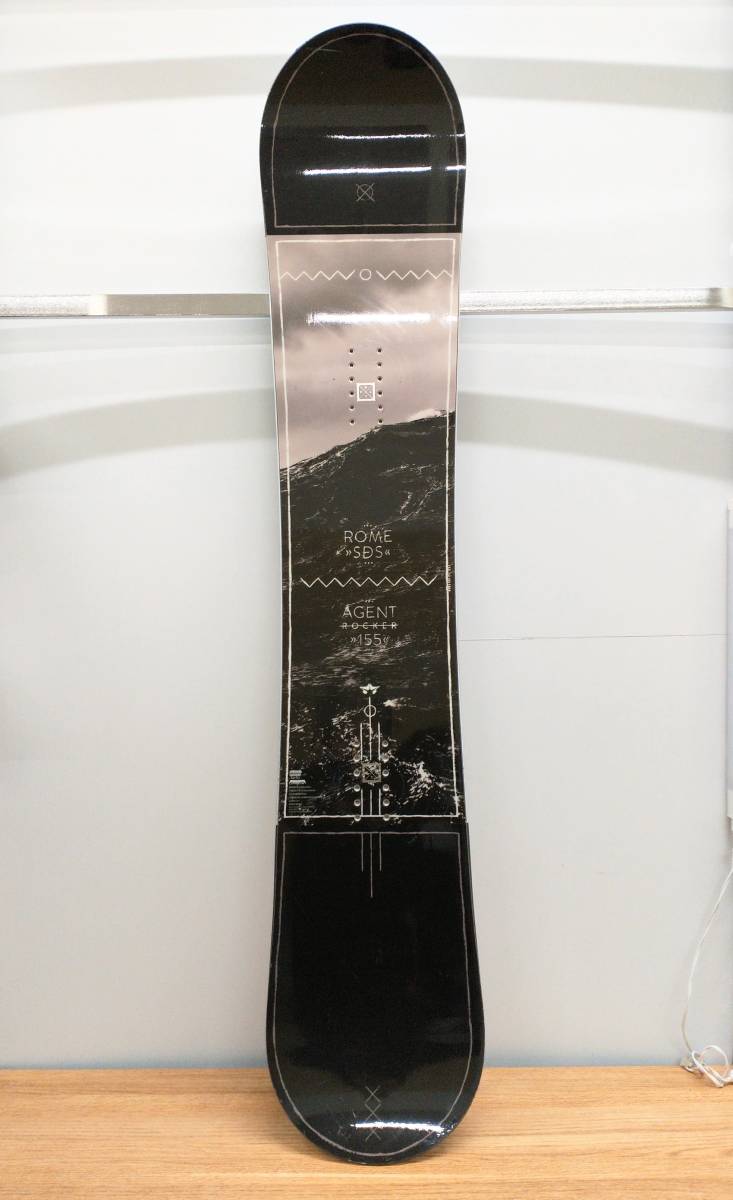 数々の賞を受賞 ☆【ROME】 AGENT スノーボード板 155 ROCKER 155cm