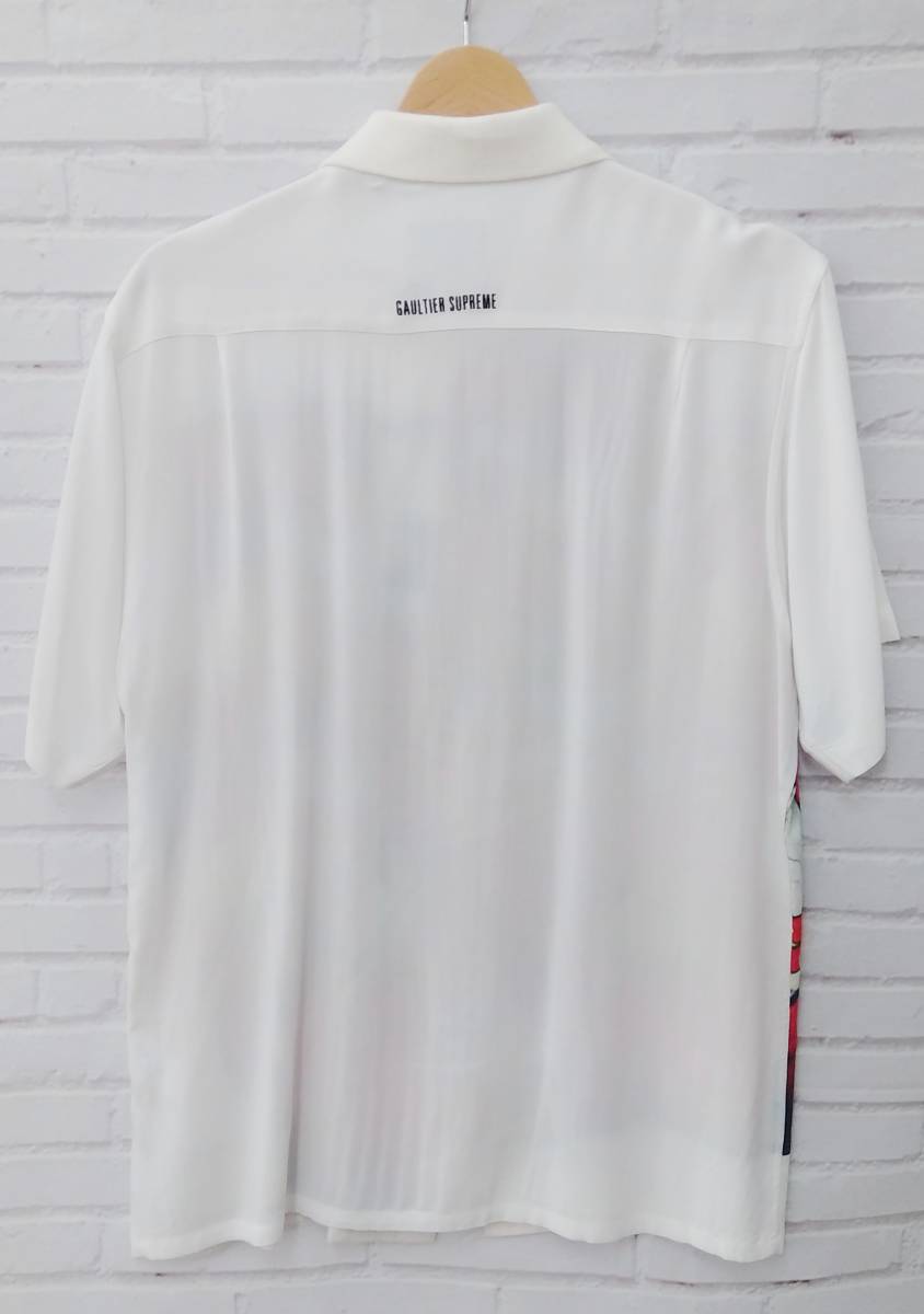Supreme × Jean Paul Gaultier / シュプリーム / 19SS Flower Power Rayon Shirt / 半袖シャツ / 半袖シャツ / M / ホワイト / レッド_画像2