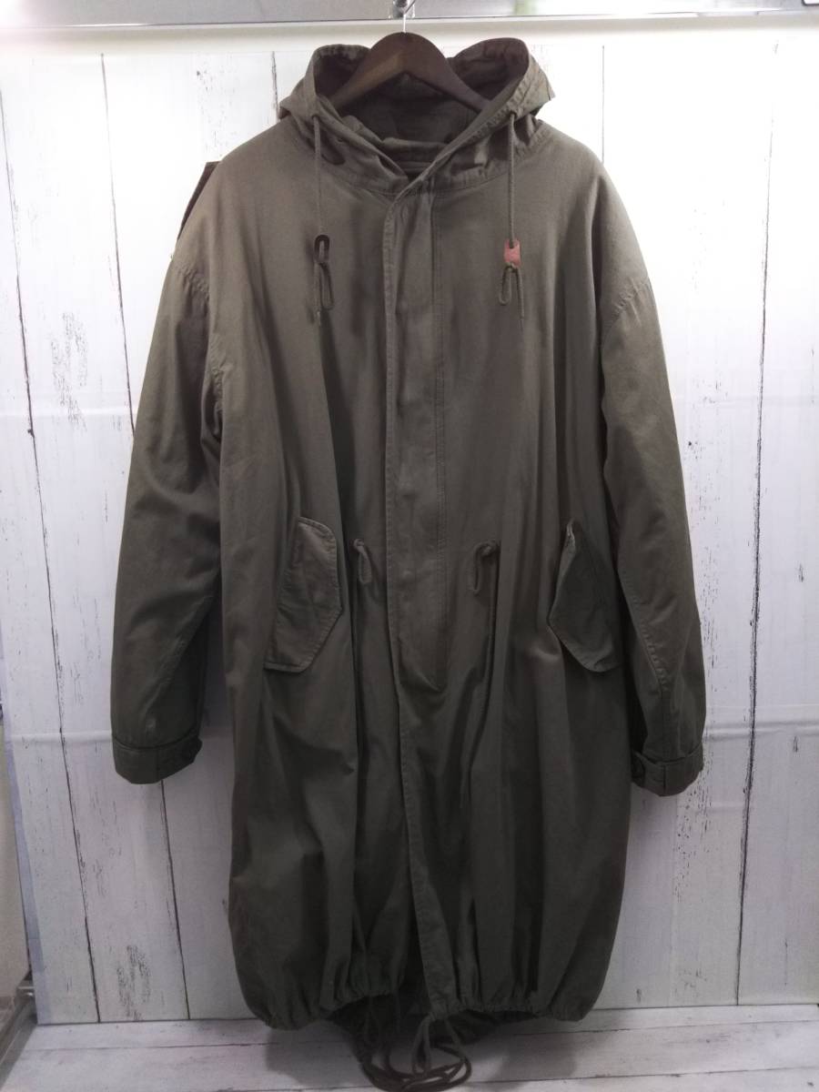 HOUSTON ヒューストン M-51 PARKA SHELL M1951 パーカーシェル モッズコート ライナー着脱可 2WAY メンズ サイズ L オリーブ 店舗受取可