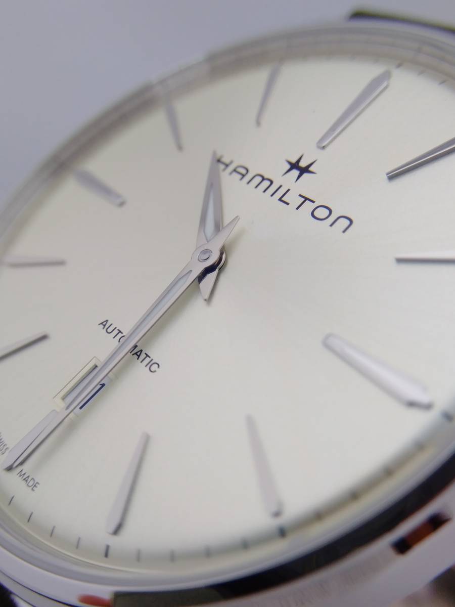 付属品有り HAMILTON H385250 ジャズマスター シンライン オート 日付