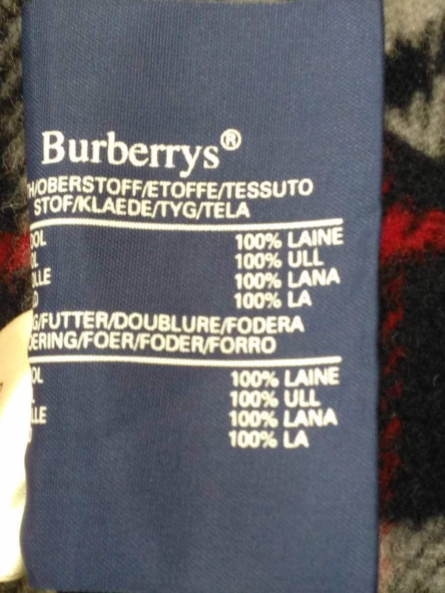 Burberrys 90s SPECIALITY DUFFLE COATING Britain made Burberry z Burberry duffle coat navy 46-R(L size ) men's T97C